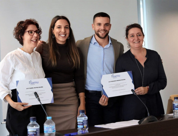 De izquierda a derecha, Isabel Mateo, Esther Aguilera, Ramón Rodríguez y Rosario Merino