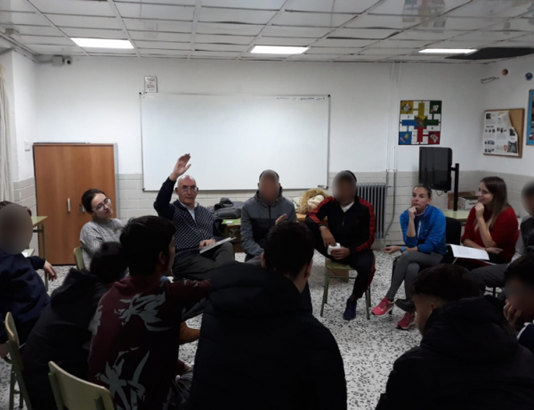 Los menores atendidos en el centro de internamiento ‘San Miguel’ de Granada comienzan un taller de lectura y creación literaria. Fundación Diagrama. Andalucía 2019. 