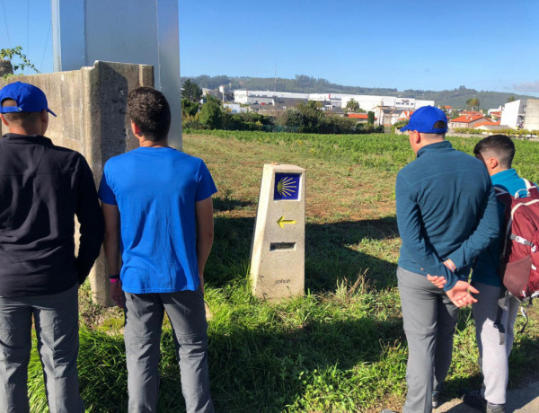 Jóvenes atendidos por Fundación Diagrama inician la segunda etapa del Camino de Los Valores en Galicia. 2019