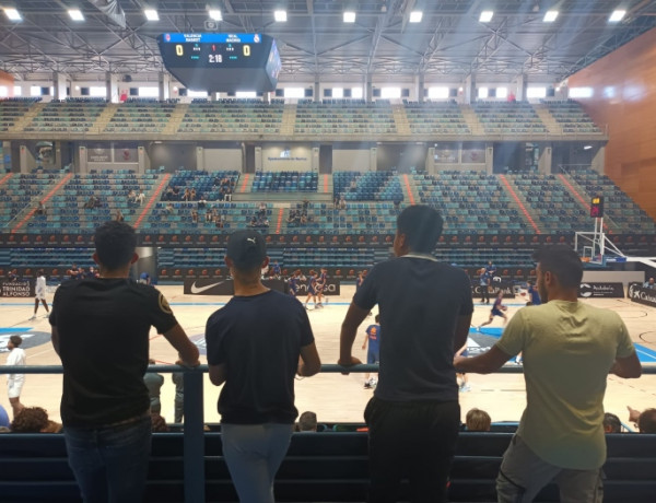Los jóvenes del centro ‘Odiel’ de Huelva disfrutan de los últimos partidos de baloncesto de los Campeonatos de España Junior de Clubes. Fundación Diagrama. Andalucía 2022