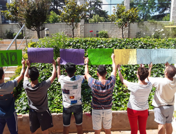 Los jóvenes del centro ‘Virgen de Valvanera’ de Logroño participan en varias actividades con motivo del Día Mundial del Medio Ambiente. Fundación Diagrama. La Rioja 2019.