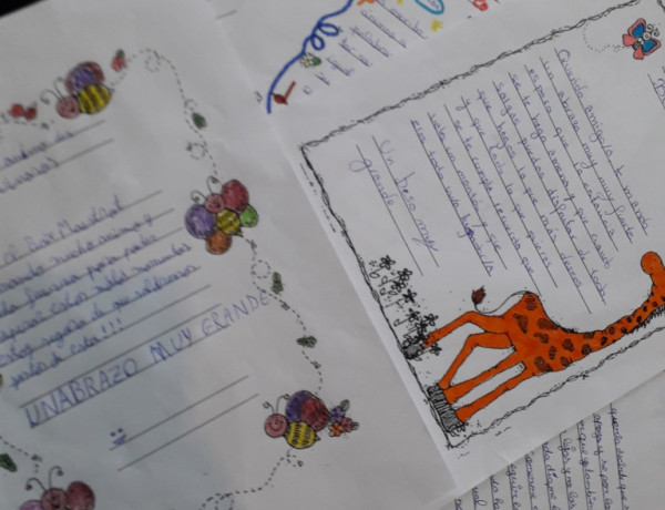 Los jóvenes de la Residencia ‘Baix Maestrat’ de Vinarós (Castellón) envían cartas de ánimo a los pacientes del Hospital de la Plana de Vila-Real. Fundación Diagrama. Comunidad Valenciana 2020. 