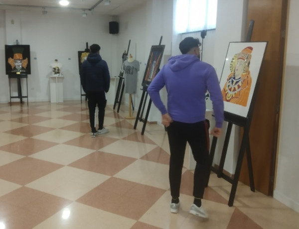 Jóvenes de la residencia ‘La Villa’ de Villena exponen en una sala de Alicante las obras artísticas que han realizado en el recurso. Fundación Diagrama. Comunidad Valenciana 2022