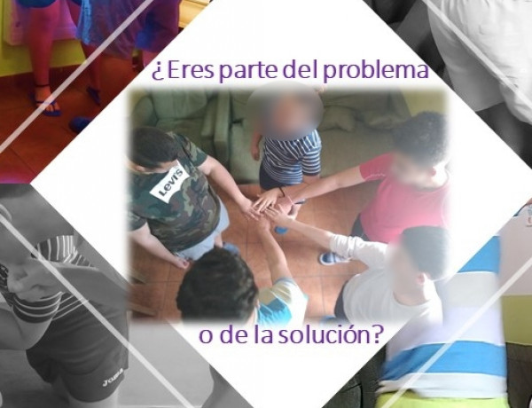 Los jóvenes de la Residencia ‘Mas de la Pinaeta’ de Gátova (Valencia) colaboran en una campaña de prevención y sensibilización contra el acoso escolar