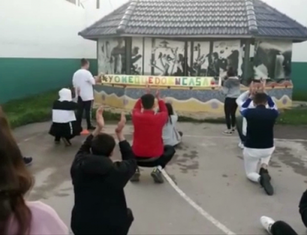 Los jóvenes de la Residencia ‘Pi Gros’ de Castellón de la Plana realizan un vídeo para animar a la gente a quedarse en casa para prevenir el Coronavirus. Fundación Diagrama. Comunidad Valenciana 2020. 