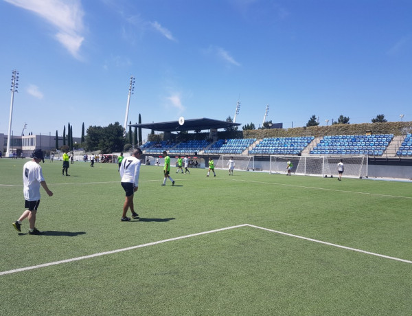 Jóvenes de varios centros de Fundación Diagrama participan en una jornada de convivencia organizada por la Fundación Real Madrid. 2019