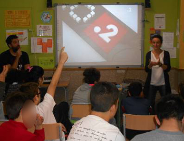 Charla de la exjugadora profesional de balonmano Susana Pareja Ibarra. Centro 'Campanar' de Valencia. Fundación Diagrama.