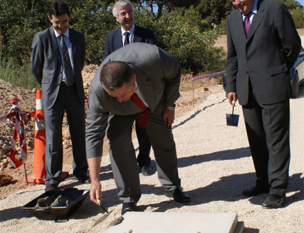 Primera piedra del futuro centro sociosanitario de Fundación Diagrama en La Unión (Murcia)