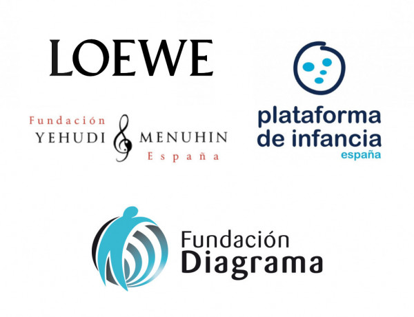 Logotipos Loewe, Plataforma de infancia y Fundación Diagrama