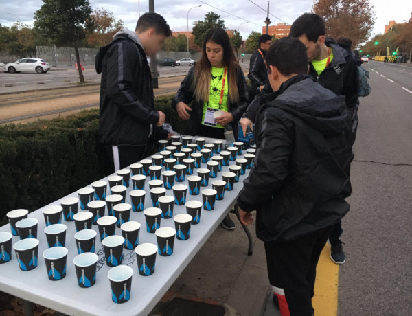 Jóvenes atendidos en los centros ‘Anassim’ de Llanera de Ranes y ‘Mas de la Pinaeta’ de Gátova colaboran en el Maratón 10K Valencia Trinidad Alfonso. Fundación Diagrama. Comunidad Valenciana 2019. 