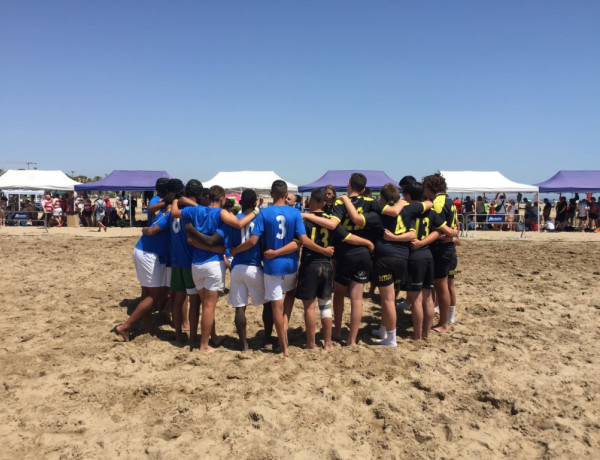 Los menores atendidos en el centro de acogida ‘Torrent’ participan en el Torneo Internacional de Rugby Playa ‘Seven Tiburón’. Fundación Diagrama. Comunidad Valenciana 2019. 