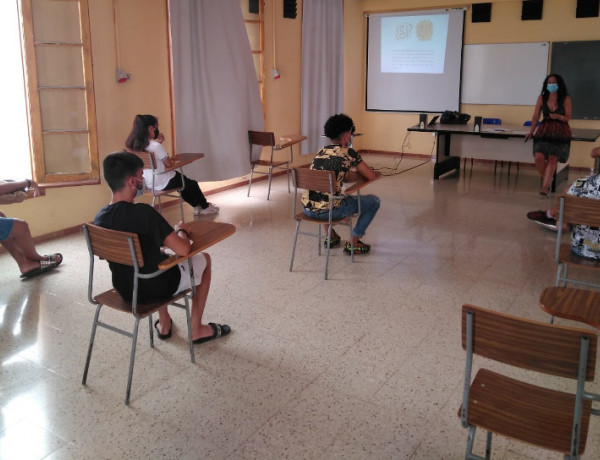Los menores atendidos en el centro ‘Inagua’ de Las Palmas realizan una jornada de formación sobre prevención de la violencia. Fundación Diagrama. Gran Canaria 2020.