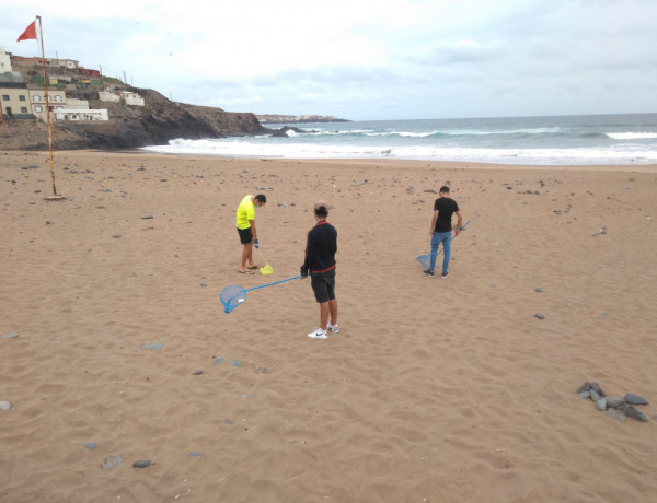 Los menores del centro ‘Inagua’ de Las Palmas de Gran Canaria refuerzan su educación medioambiental con un taller desarrollado en Gáldar. Fundación Diagrama 2020.