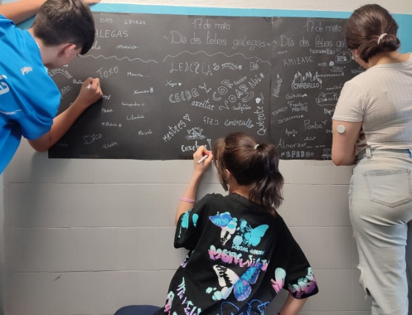 Menores de los centros ‘Montealegre’ y ‘Montefiz’ de Ourense realizan numerosas actividades con motivo del Día de las Letras Gallegas. Fundación Diagrama. Galicia 2022