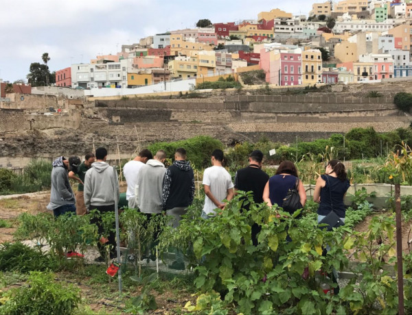 Los menores atendidos en el centro ‘Inagua’ de Las Palmas de Gran Canaria visitan el Centro de Recursos Ambientales ‘El Pambaso’