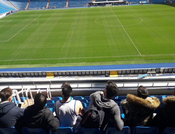 Los menores del centro ‘Pi Gros’ de Castellón visitan el Santiago Bernabéu y asisten a un partido de la Liga ABC a través de la Fundación Real Madrid. Fundación Diagrama. Comunidad Valenciana 2018. 