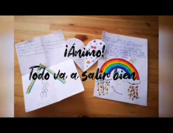 Menores y profesionales del centro de acogimiento ‘Jiribilla’ participan en un video de ánimo para las personas aisladas por el Coronavirus. Fundación Diagrama. Las Palmas de Gran Canaria 2020. 