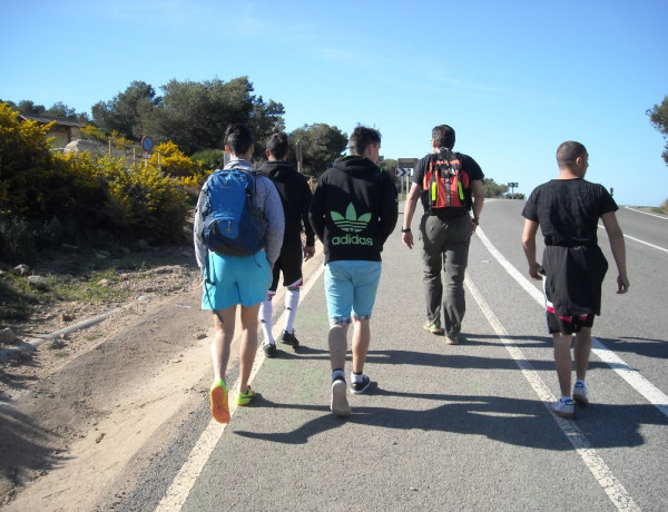 Ruta de senderismo por la Sierra Minera. Centro 'Las Moreras'.Fundación Diagrama