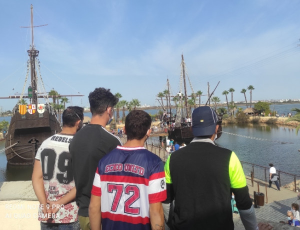 El municipio de Palos de la Frontera recibe la visita de las personas jóvenes atendidas en el centro ‘Odiel’ de Huelva
