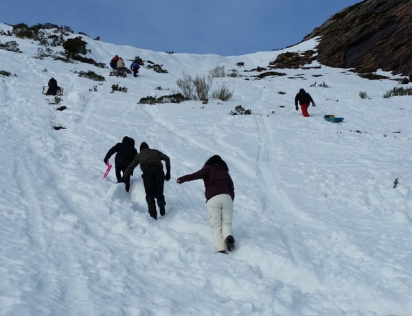 Menores de 'El Acebo' visitan la estación de esquí-montaña Alto Campoo