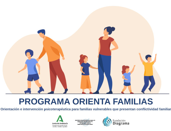 Cartel del Programa Orienta Familias