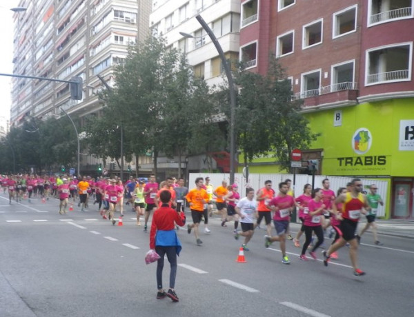 Menores de 'Los Pinos'. Carrera Solidaria 'Run for Parkinson'.Fundación Diagrama