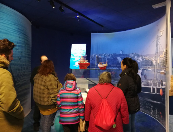 Las personas atendidas en el Centro de Día para Personas con Discapacidad Intelectual de Puerto Lumbreras (Murcia) visitan el Centro de Interpretación del Mar de Águilas. Fundación Diagrama. Murcia 2019. 