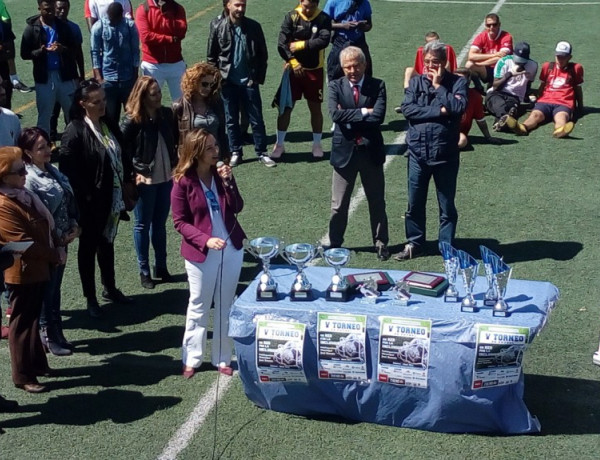 Las personas atendidas en el centro ‘Heliotropos’ de Murcia participan en la final del Torneo de Fútbol en Red por la Inclusión. Fundación Diagrama. Murcia 2019. 