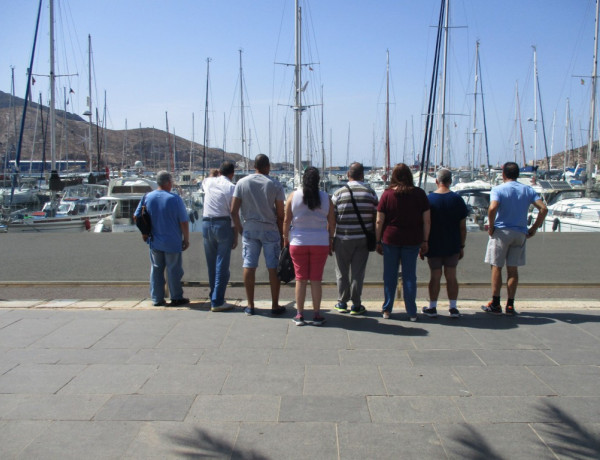 Las personas atendidas en distintos centros sociosanitarios de Fundación Diagrama en Murcia participan en una convivencia en Mazarrón. Fundación Diagrama. Murcia 2019.