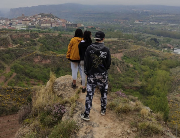 Las personas atendidas en los pisos de acogimiento ‘Leza’, ‘Jubera’, ‘Cidacos’ y ‘Alhama’ de Logroño visitan el conjunto rupestre de Los Palomares de Nalda