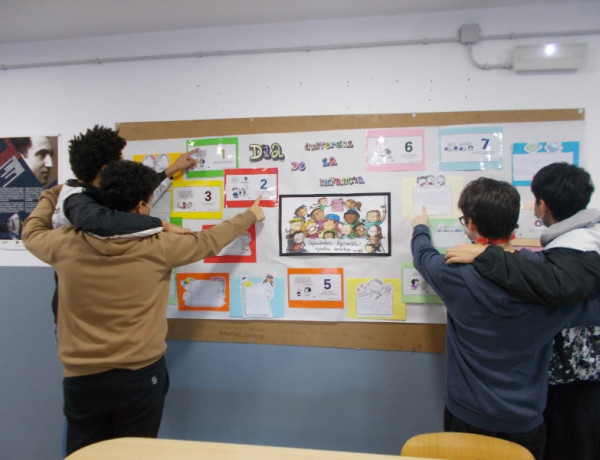 Las personas menores del centro ‘Montefiz’ de Ourense realizan actividades de sensibilización y creatividad en torno a los Derechos de la Infancia