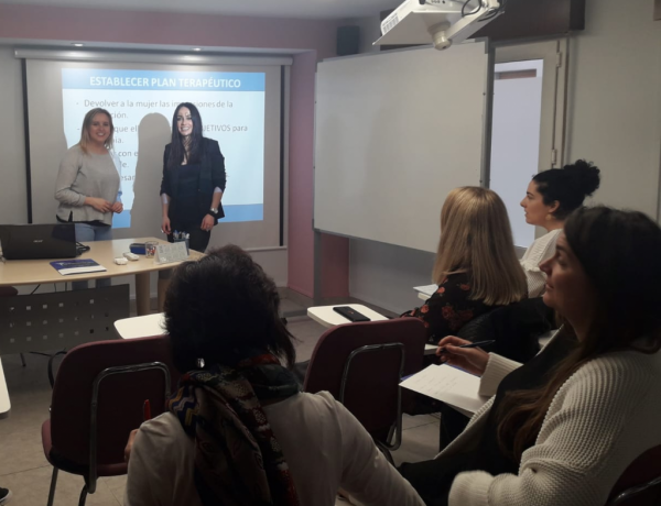 Profesionales de la Red de Atención a Víctimas de Violencia de Género en Cantabria participan en un curso de intervención psicoterapéutica. Fundación Diagrama. Cantabria 2020.