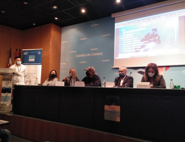 Profesionales del Servicio de Apoyo para la Inserción Laboral de Jóvenes de Baleares participan en una conferencia del proyecto Blue Generation