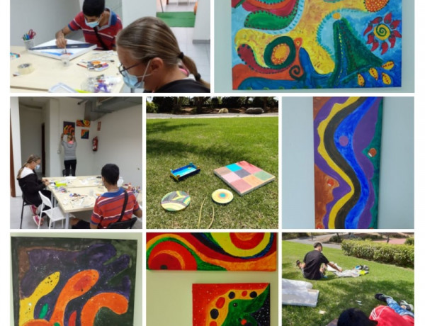 El programa Punto de Partida de Las Palmas impulsa actividades relacionadas con el arte y la creatividad entre las personas atendidas y sus familiares