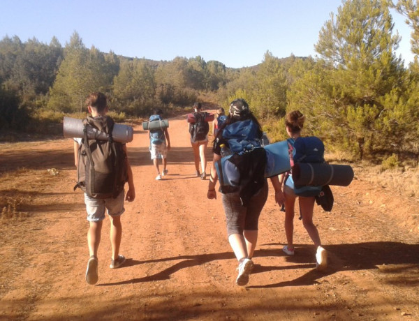 Ruta de senderismo con jóvenes del Medio Abierto de Alicante. Fundación Diagrama