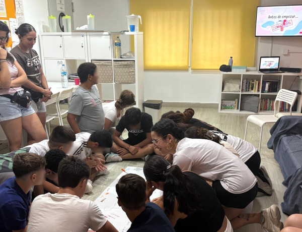Niñas, niños y adolescentes de la residencia ‘Torrent III’ de Valencia participan en un taller de sexualidad de la asociación AVACOS