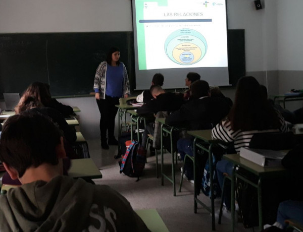Profesionales de Fundación Diagrama en Cantabria desarrollan el taller de promoción de la igualdad ‘Te Quiero Libre’. Fundación Diagrama. Cantabria 2018.