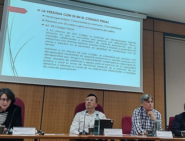 Itziar Casanueva, Víctor Carratalá, Rubén Simó y Juan José Periago, durante la mesa de debate