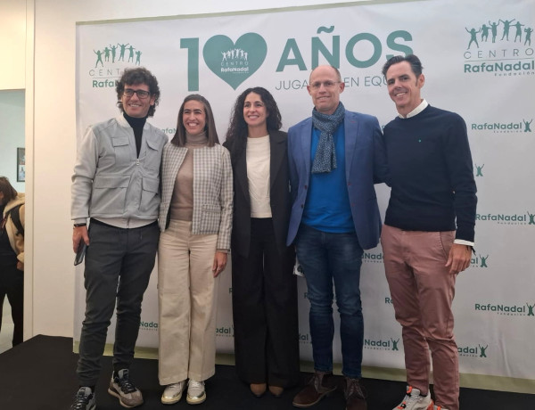 Profesionales de Fundación Diagrama en el X Aniversario del centro FRN en Palma