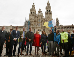 Más de 40 jóvenes atendidos por Fundación Diagrama en diversas comunidades participan en un recorrido por el Camino de Santiago