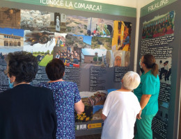 Las personas mayores de la residencia ‘Nuestra Señora de Cortes’ realizan distintas visitas culturales a exposiciones en Alcaraz (Albacete)