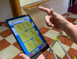 Actividad de estimulación cognitiva a través de aplicación en tablet