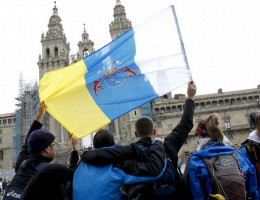 Más de 40 jóvenes atendidos por Fundación Diagrama en diversas comunidades participan en un recorrido por el Camino de Santiago