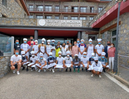 19 jóvenes atendidos por Fundación Diagrama en Cataluña participan en la segunda edición del Campus de Hostelería y Deportes para el fomento de la empleabilidad