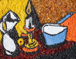 'Jarra, vela y cacerola esmaltada' de Pablo Picasso