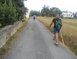 Actividad Camino de Santiago 2017. Centros 'Monteledo' y 'Montefiz' de Ourense. Fundación Diagrama. 