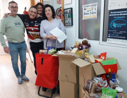 Colecta solidaria de la residencia Levante