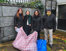 Colecta solidaria del centro Montealegre