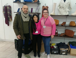 Colecta solidaria del centro Virgen de Valvanera