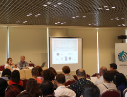 Verónica López y Rafael Pérez Cuadrado. Conferencia final Proyecto REVIJ.